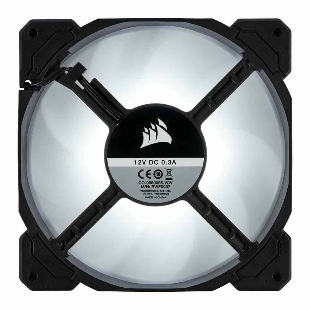 (image for) Corsair AF140 140mm White LED 3-Pin Refurbished Dual Fan Pack